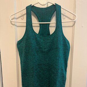 Lululemon Swiftly Tech Racerback Tank Top, Heather Green, Size 8